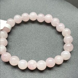 Kunzite 8mm Stone Beaded Bracelet